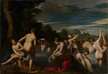 Nymphs at the Bath